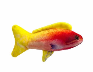 Kittybelles Plush Cat Toy Rainbow Guppy