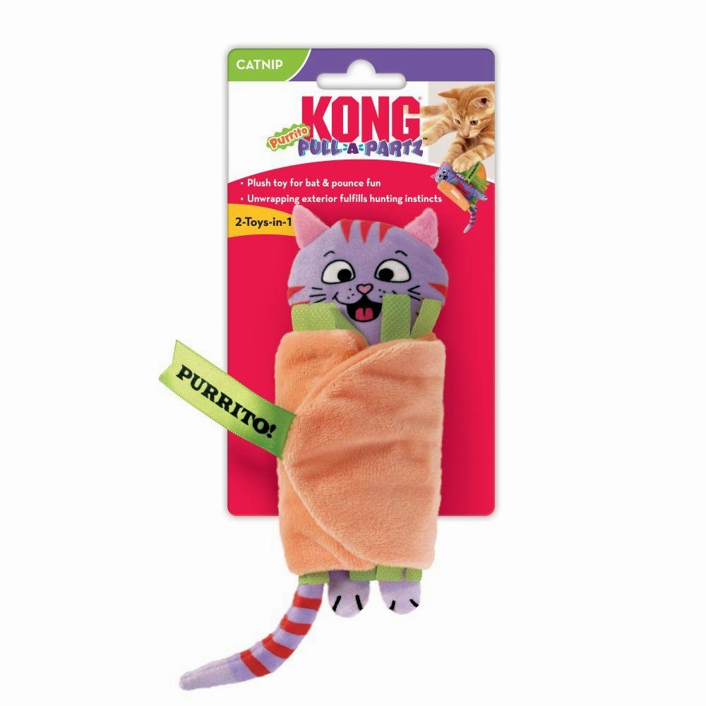 Kong Pull-A-Partz Purrito Cat Toy