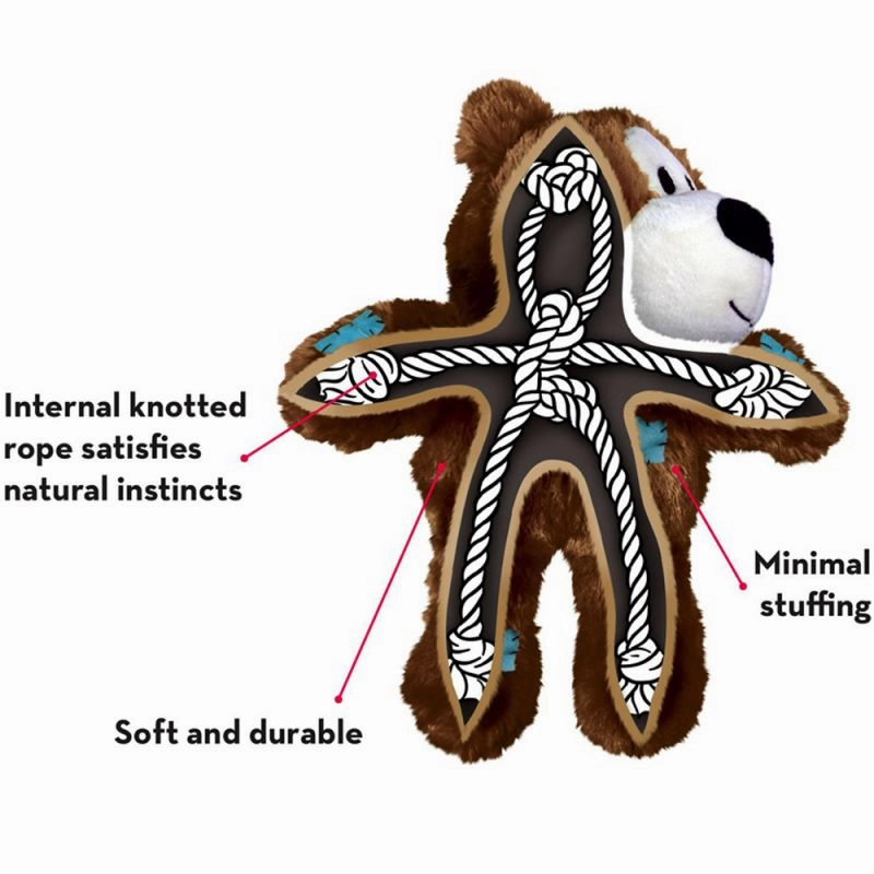 KONG Wild Knots Bear Dog Toy Medium/Large