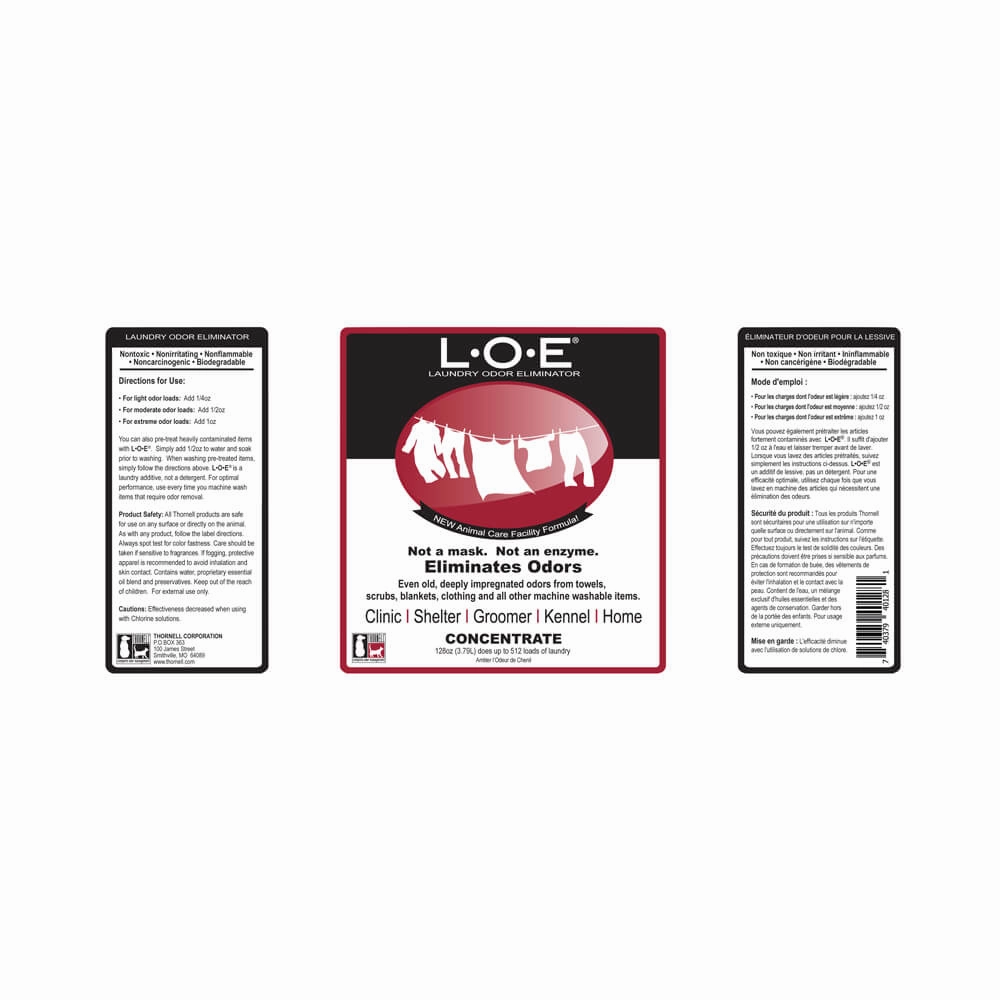 L.O.E. Laundry Odor Eliminator, Concentrate
