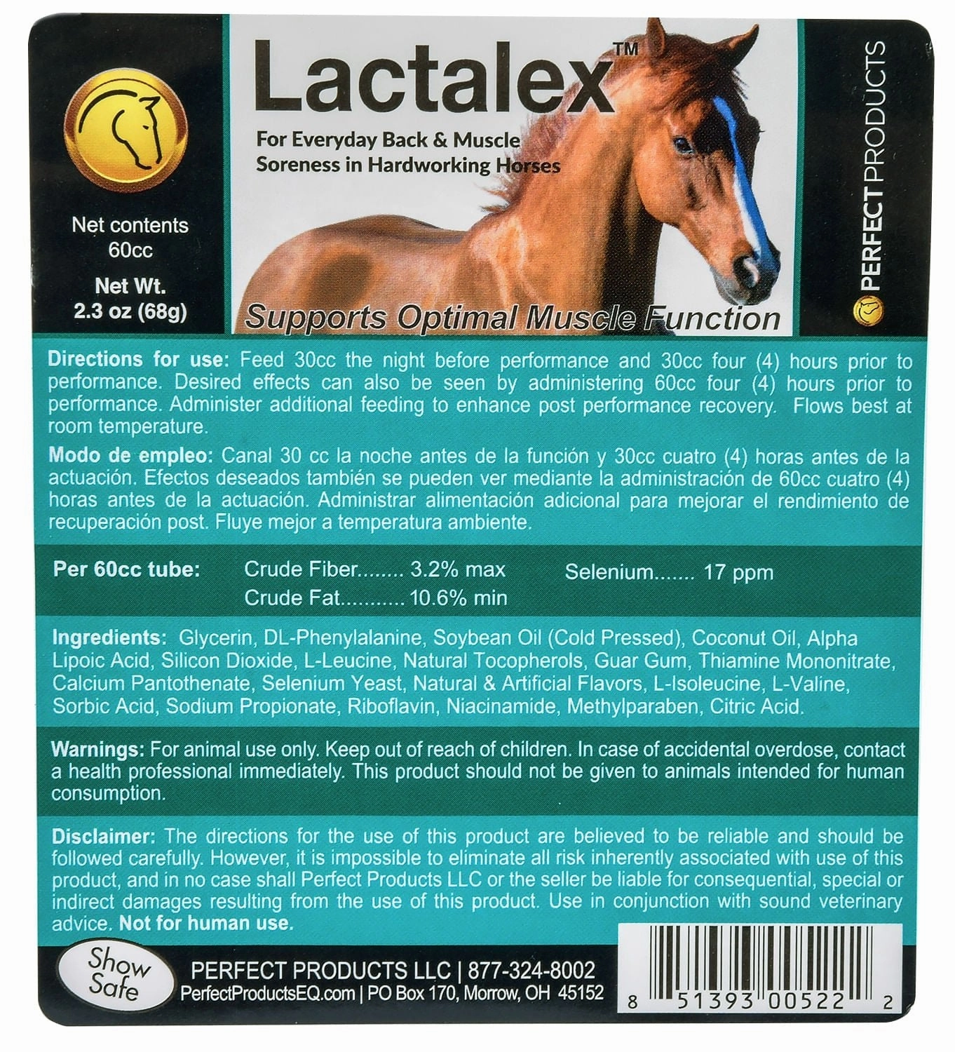 Lactalex Muscle Support Horse Supplement