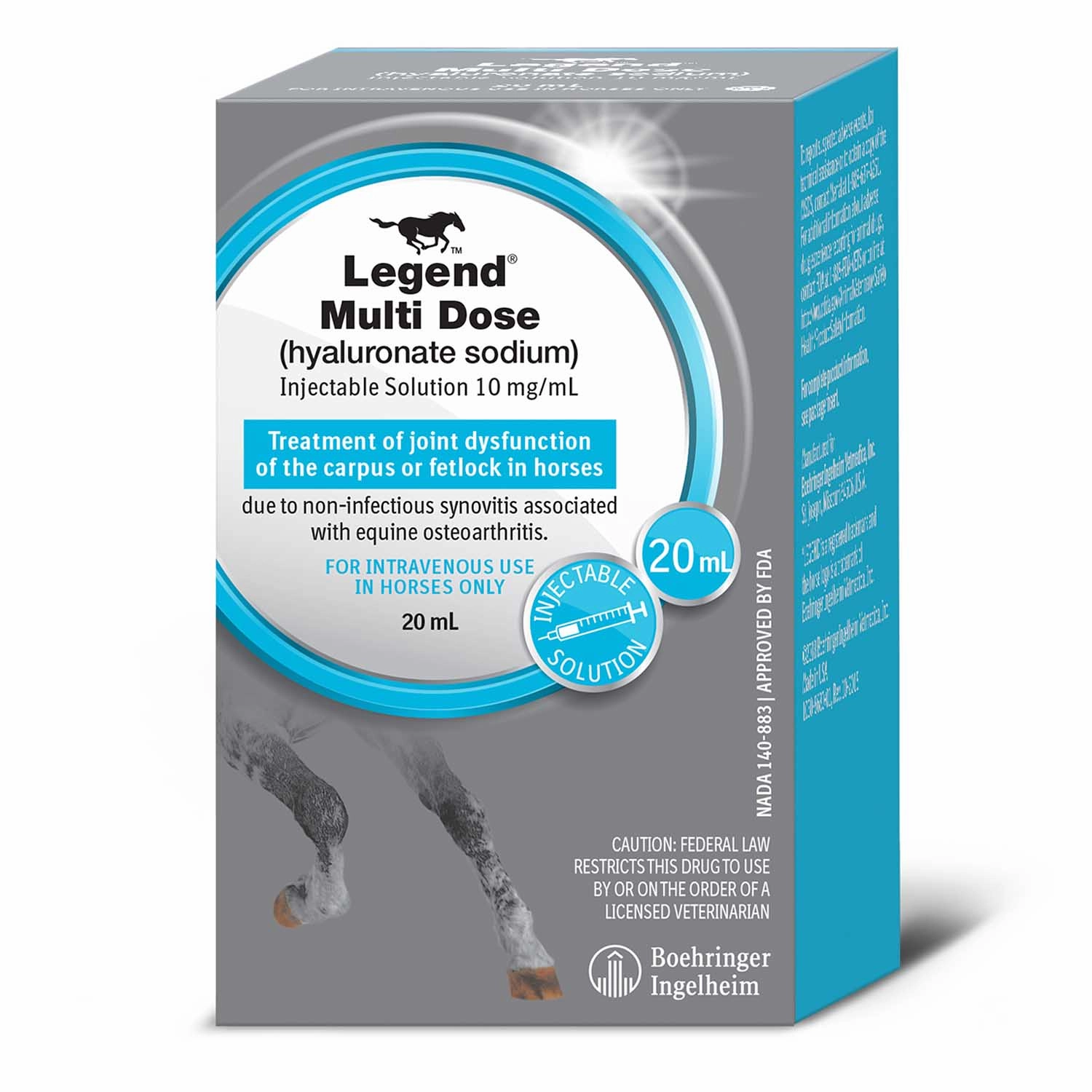 Legend (hyaluronate sodium) Injectable Solution for Horses