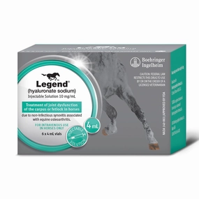 Legend (hyaluronate sodium) Injectable Solution for Horses