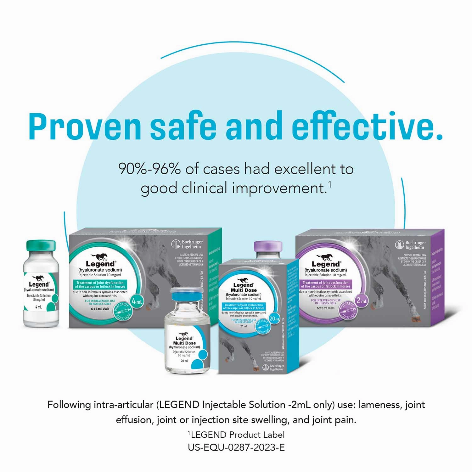 Legend (hyaluronate sodium) Injectable Solution for Horses