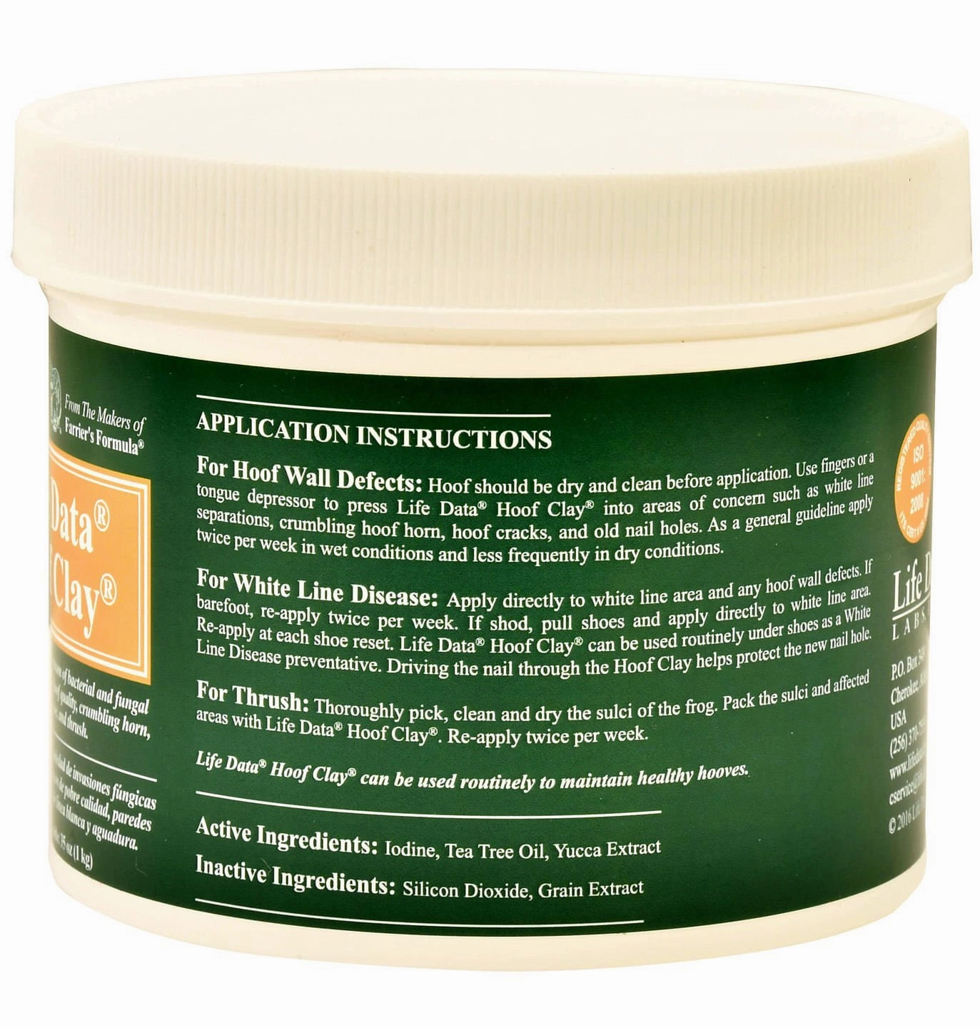 Life Data Hoof Clay, 35 oz