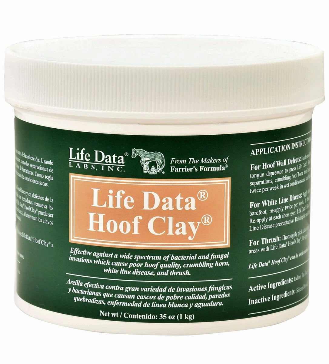 Life Data Hoof Clay, 35 oz