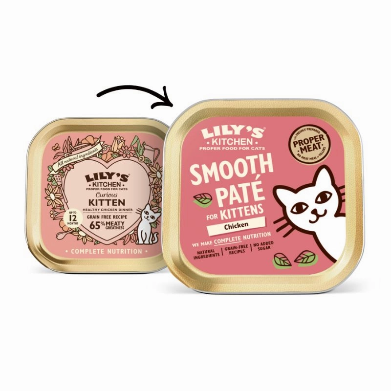 Lily's Kitchen - Wet Food For Cats - Chicken Pat for Kittens 85g