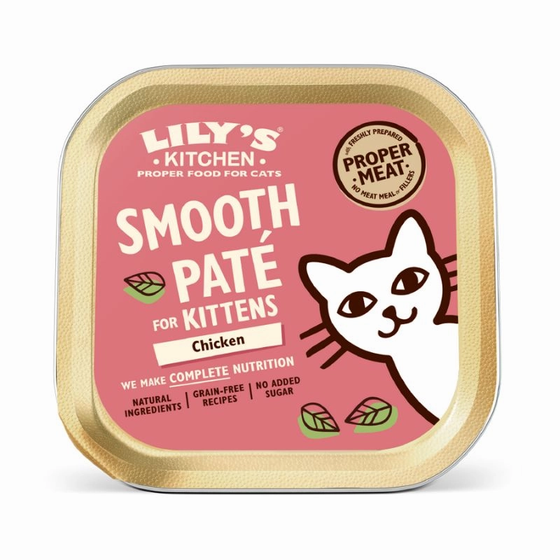 Lily's Kitchen - Wet Food For Cats - Chicken Pat for Kittens 85g