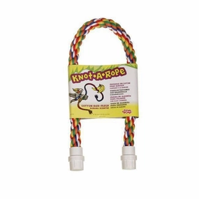 Living World Knot-A-Rope Multi-Coloured Cotton Perch 30mm x 71cm L - 81381