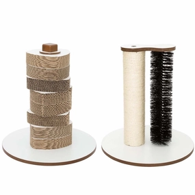 Lulus World Lu-Scratching Tower & Center Cat Post Bundle