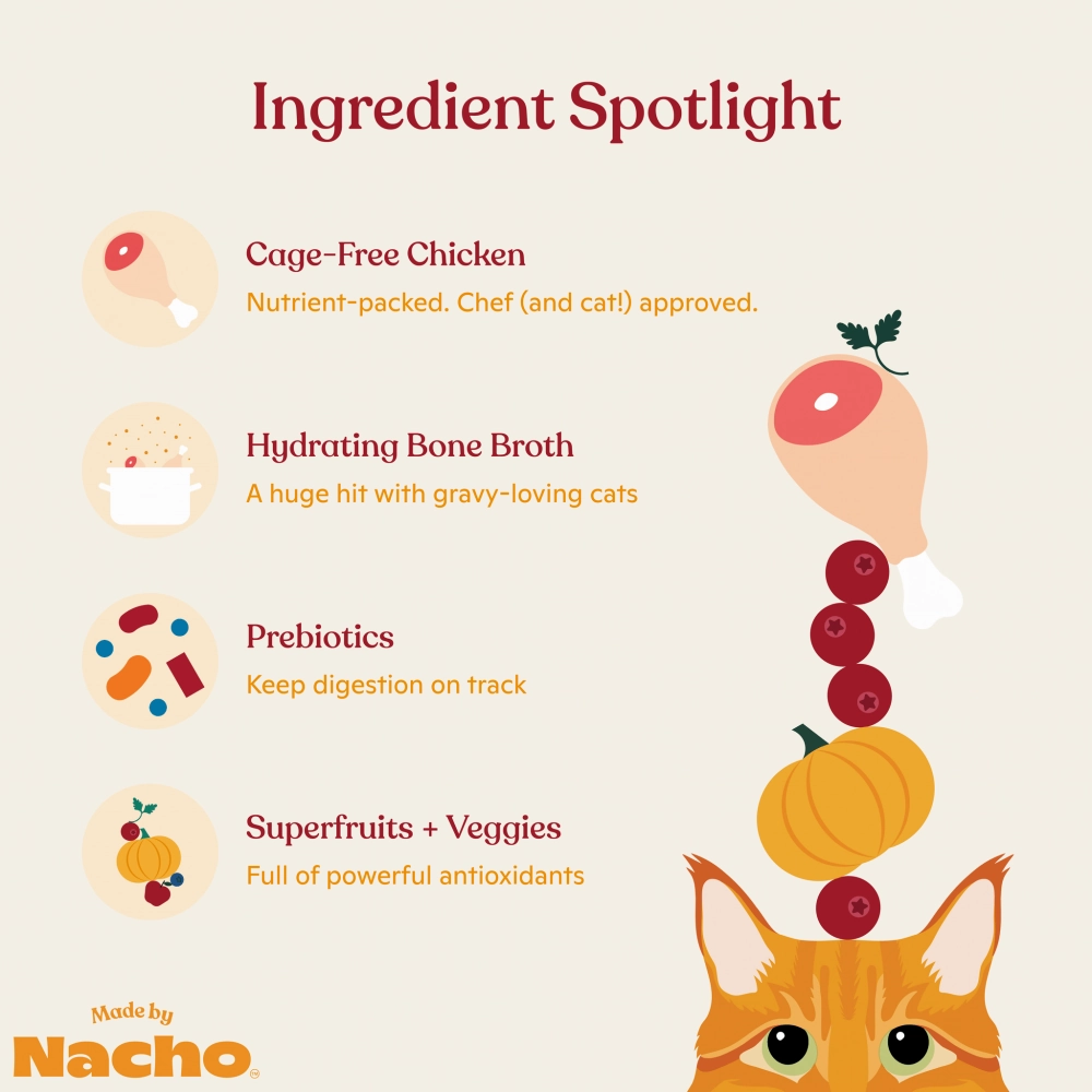 Made By Nacho Cage-Free Chicken Recipe Cuts In Gravy With Bone Broth