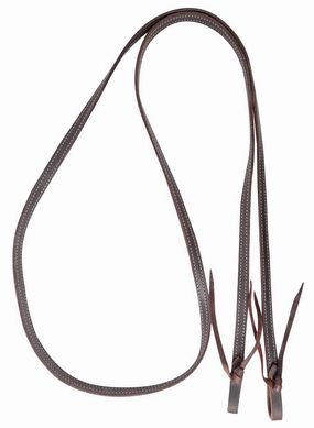 Martin Saddlery Double Stitched Roping Rein with 5/8" Thick Tied Ends