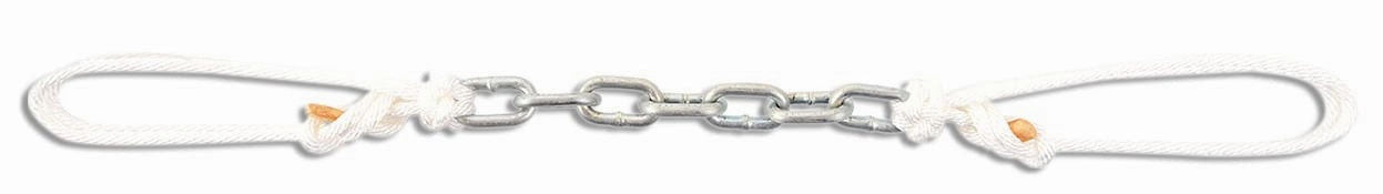 Martin Saddlery String and Dog Link Chain Curb Strap, 7-Chain Link