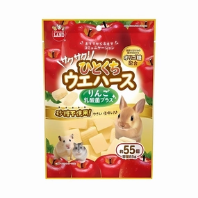 Marukan Apple-Flavoured Bite-Sized Wafer for Small Animals 85g (ML473)