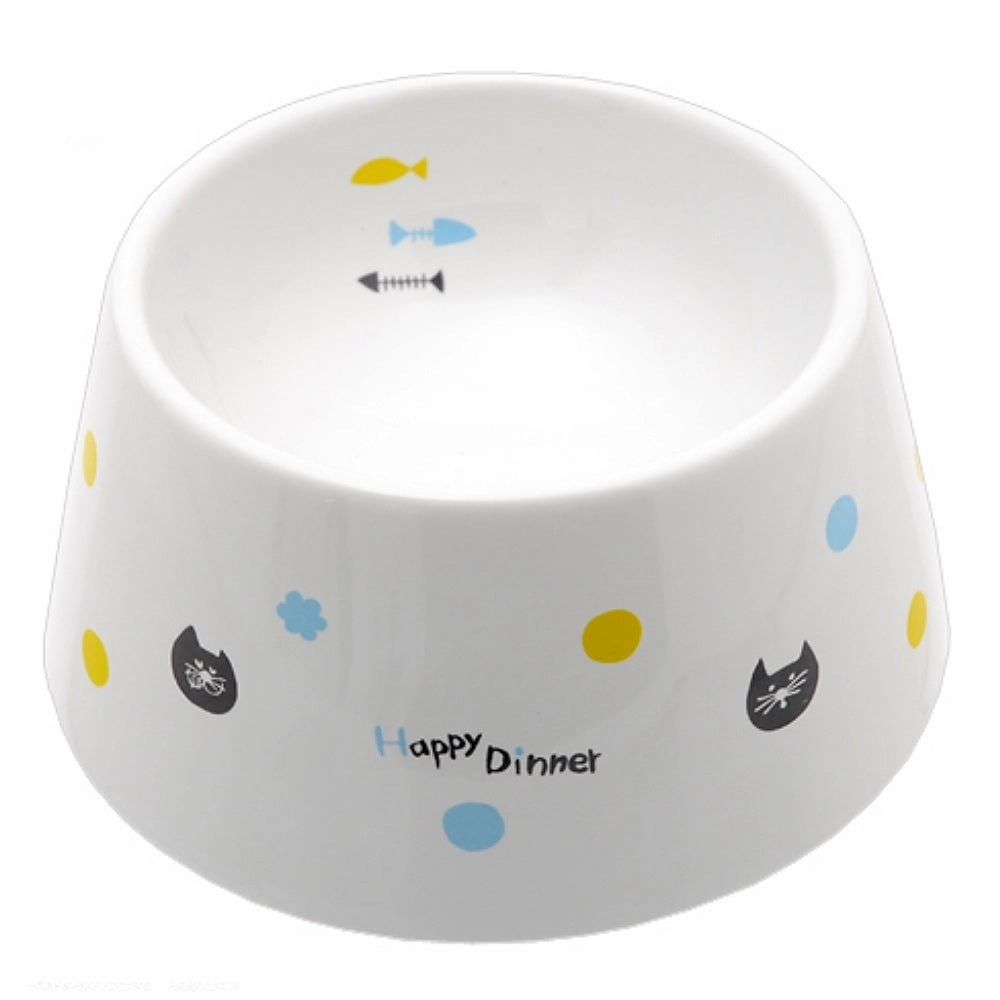 Marukan Easy Eat Ceramic Cat Dish