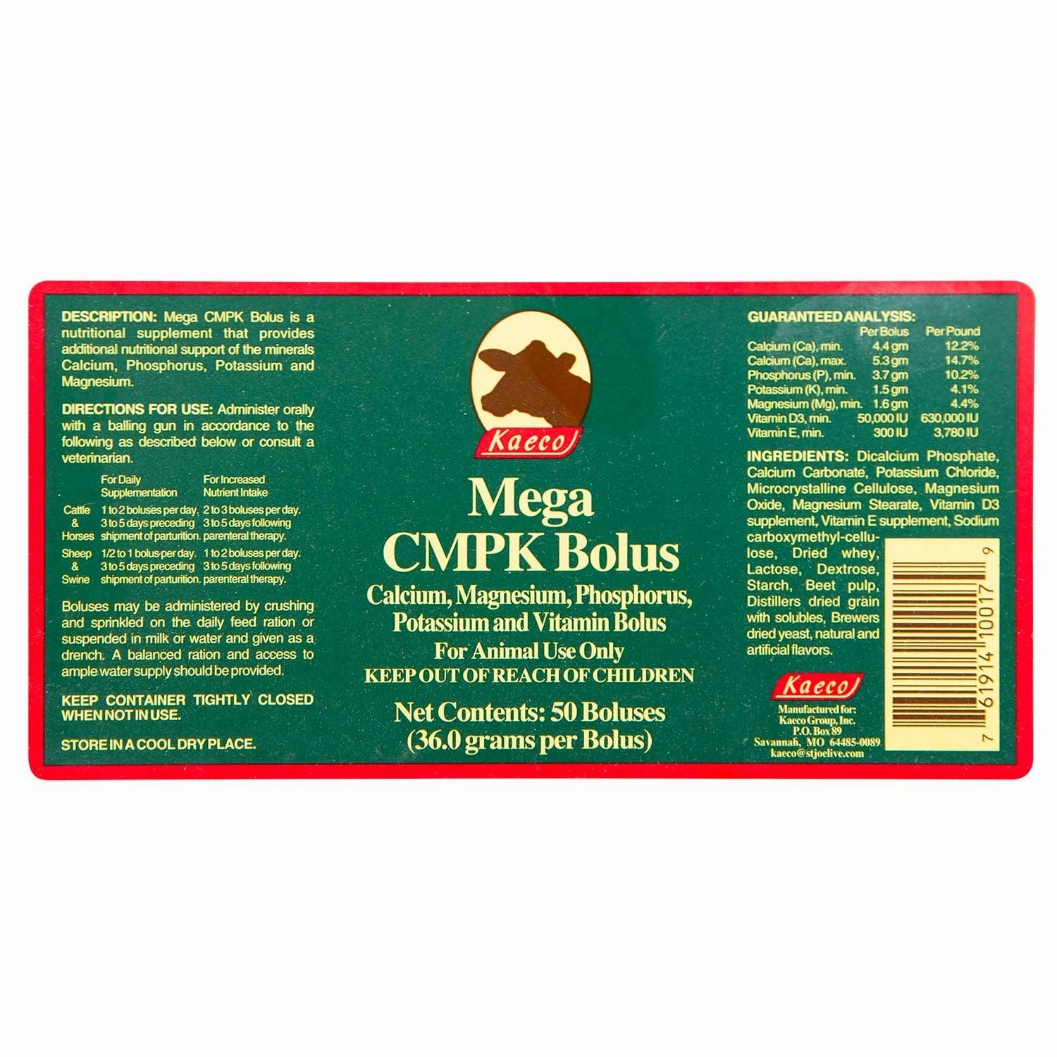 Mega CMPK Bolus, 50 ct