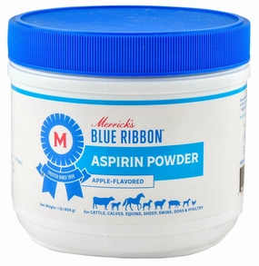 Merrick's Blue Ribbon Aspirin Powder, Apple Flavor, 1 lb