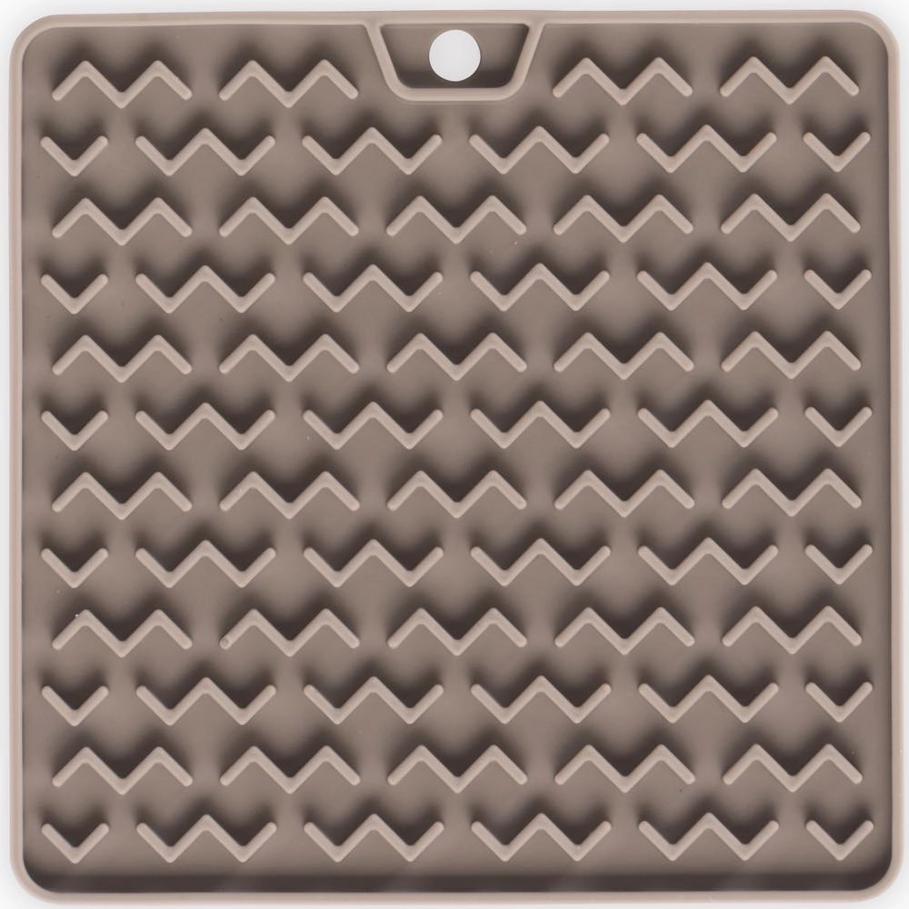 Messy Cats Silicone Reversible Interactive Cat Feeding & Licking Mat (Grey)