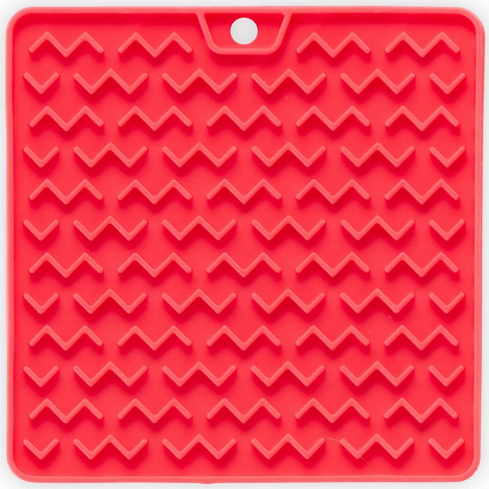Messy Cats Silicone Reversible Interactive Cat Feeding & Licking Mat (Watermelon)