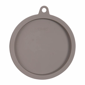 Messy Cats Silicone Saucer-Shaped Air-Tight Lid 1.75 Cup - Grey