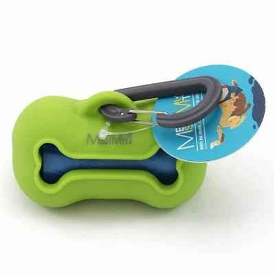 Messy Mutts Dog Wastebag Holder - Green