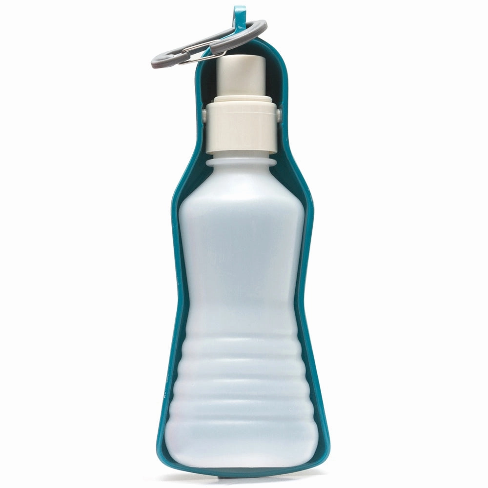 Messy Mutts Plastic Travel Dog Water Dispenser (Blue)