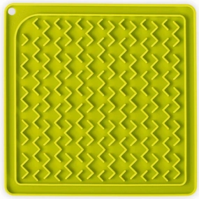 Messy Mutts Silicone Therapeutic Dog Licking Mat (Green)
