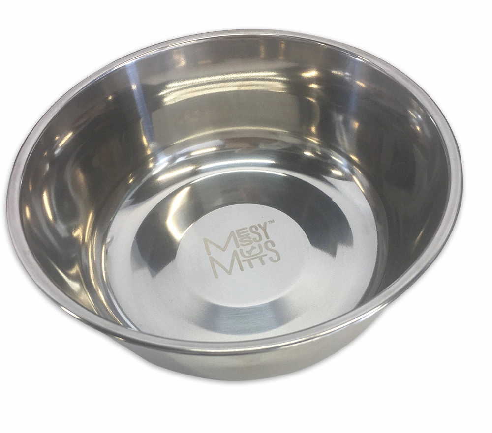 Messy Mutts Stainless Steel Replacement Bowl MED 1.5 cups