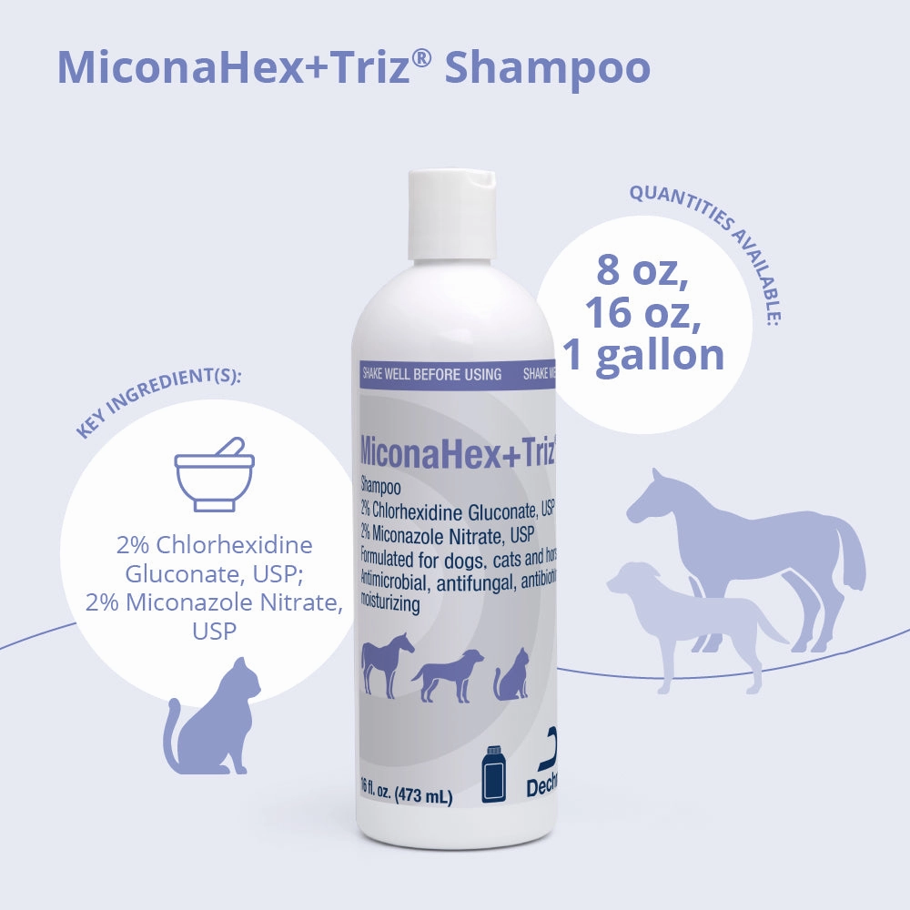MiconaHex Triz Shampoo, 16 oz
