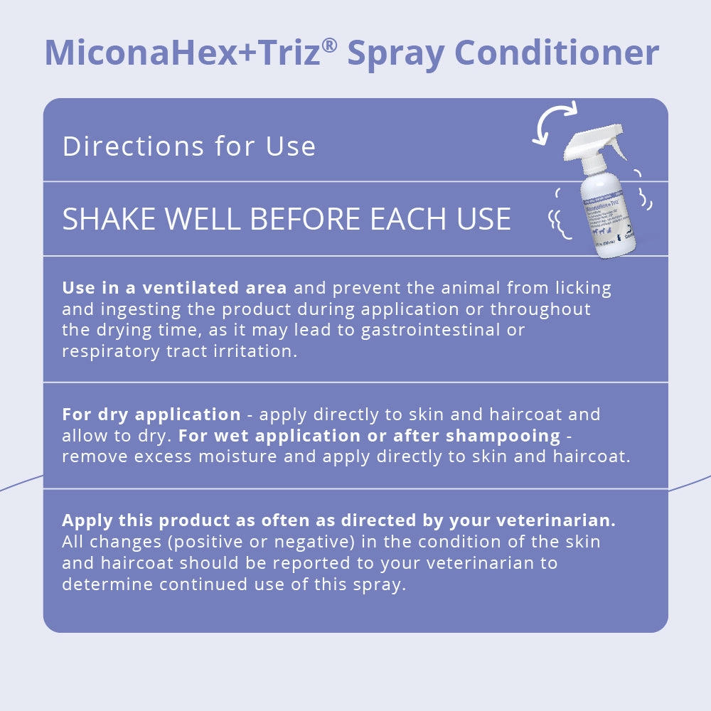 MiconaHex Triz Spray Conditioner, 8 oz