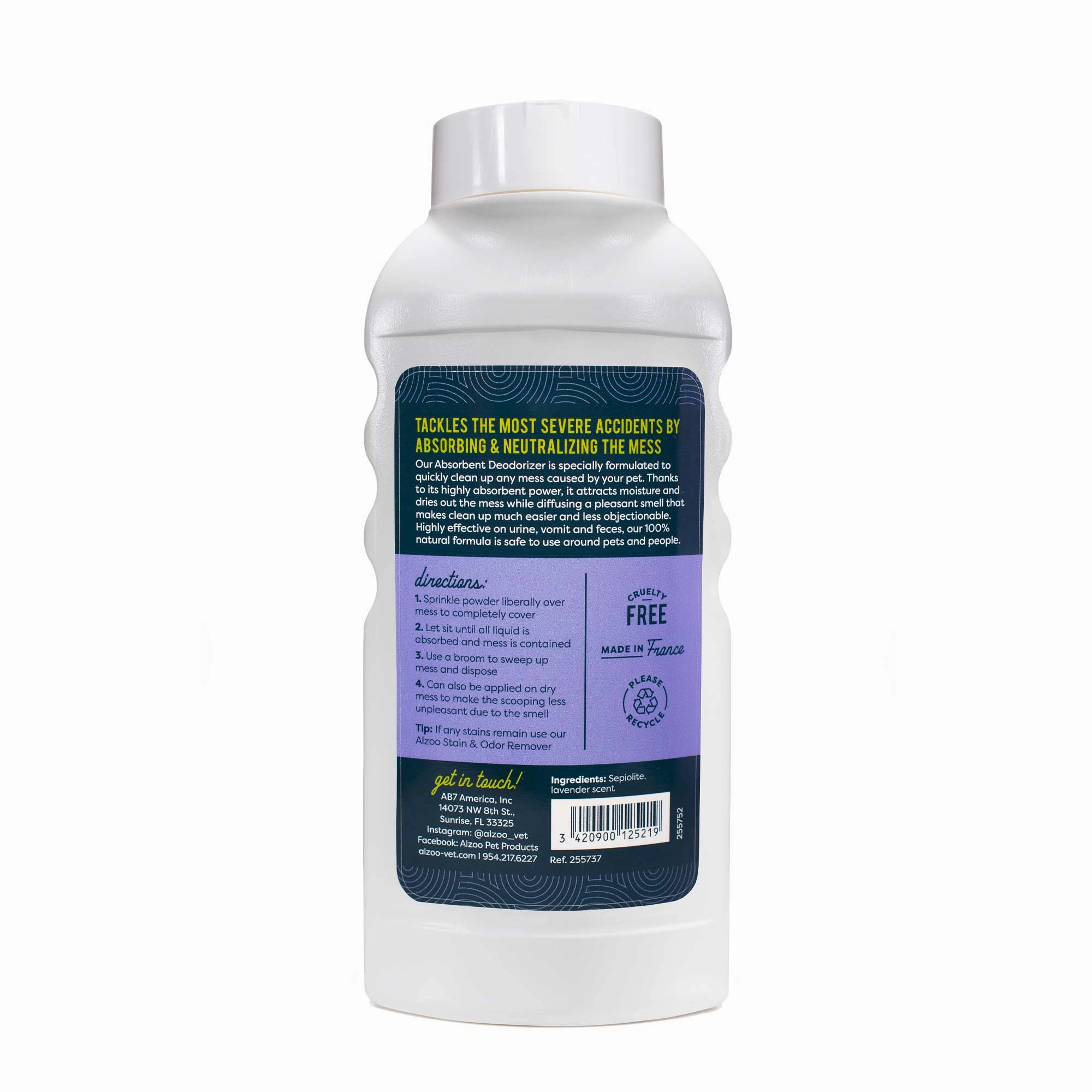 Mineral-Based Severe Pet Accident Remover & Absorbent Deodorizer, Lavender Scented, 15.2 oz