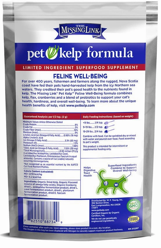 Missing Link Pet Kelp Feline Well-Being Formula