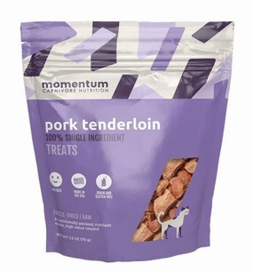 Momentum Single Ingredient Freeze-Dried Cat Treats - Pork Tenderloin 2.5oz Bag