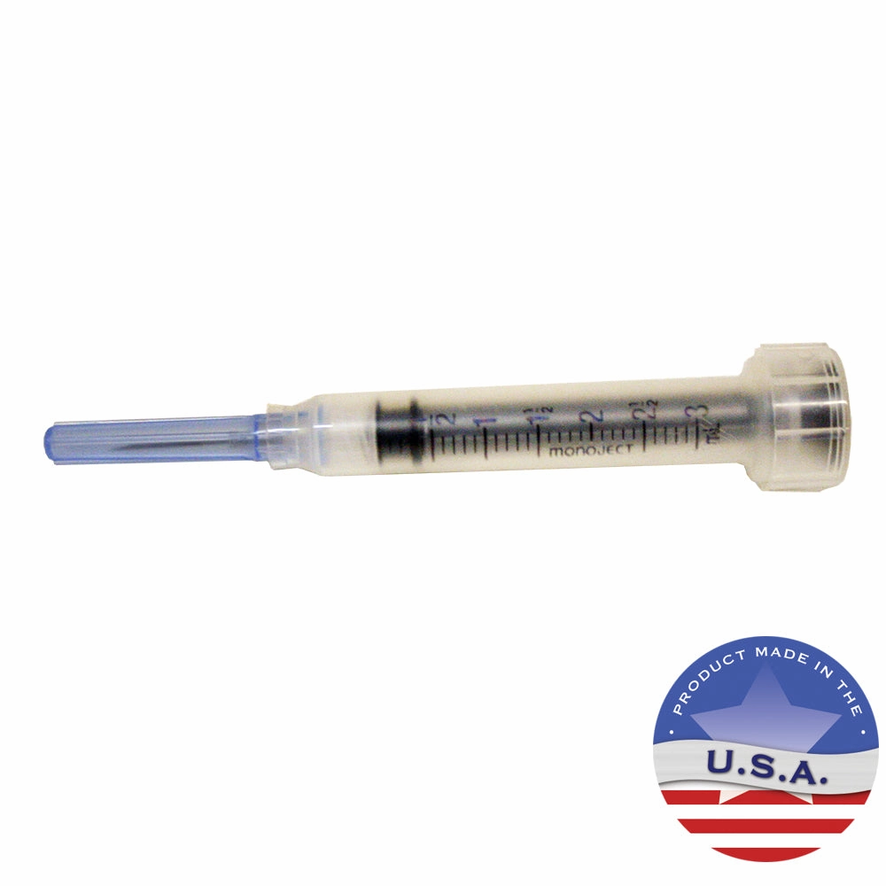 Monoject Luer-Lock (LL) Syringe with Needle Combo