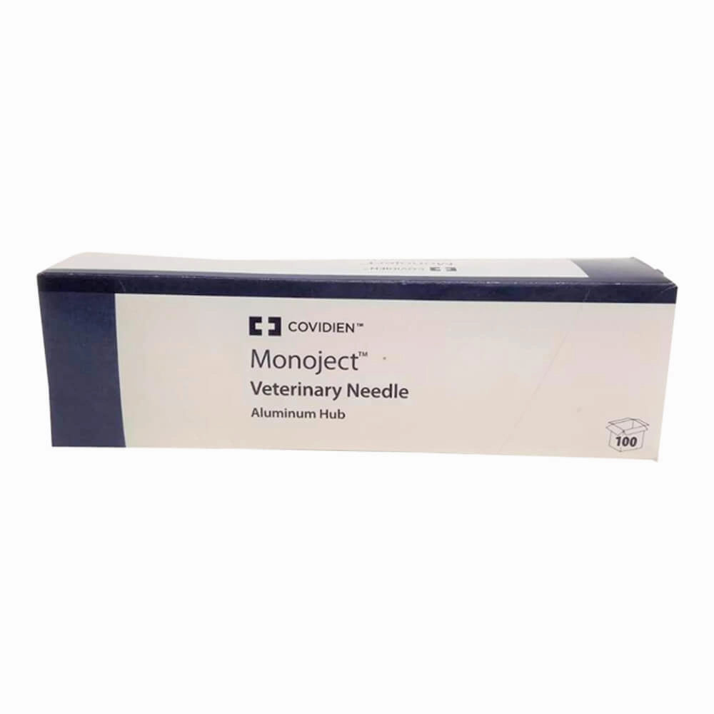 Monoject Needle, Aluminum Hub, 16g x 3/4", 100 ct