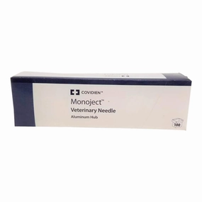 Monoject Needle, Aluminum Hub, 16g x 3/4", 100 ct
