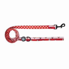 Moo Twig Peek A Crew Two-Faced Neoprene Handle Dog Leash