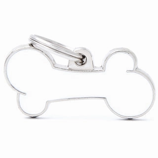 My Family USA Pet Tag - Apoxie Bone "Classic" - White - XL