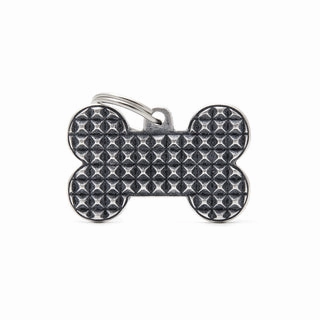 My Family USA Pet Tag - Bronx Bone - Big Bone Bronx Studs - Large