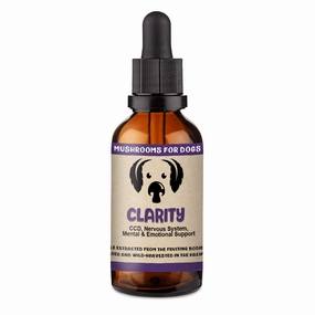 MycoDog Clarity - Mushroom Extract & Adaptogen Tincture 2fl oz 60ml Dropper