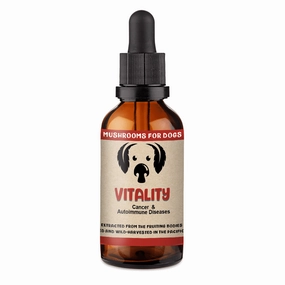 MycoDog Vitality - Mushroom Extract & Adaptogen Tincture 2fl oz 60ml Dropper