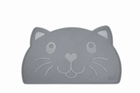 Nice Paws Cat Silicone Floor Mat - Gray