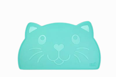 Nice Paws Cat Silicone Floor Mat - Sage