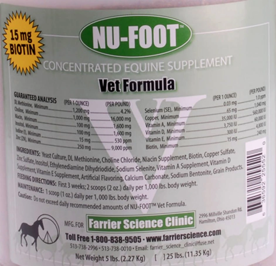 Nu-Foot Concentrated Equine Supplement
