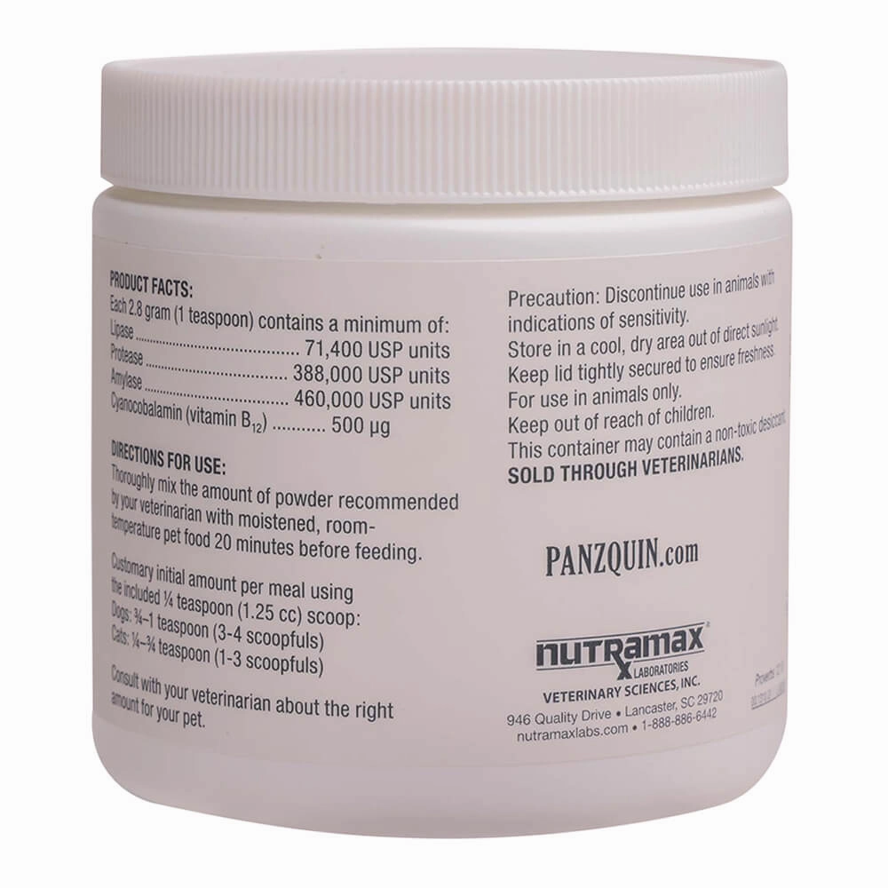 Nutramax Panzquin Powder Pancreatic Supplement for Cats/Sm Dogs, 8.1 oz