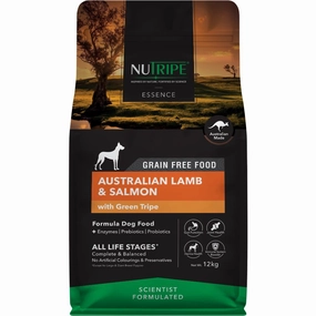 Nutripe Essence Australian Lamb & Salmon with Green Tripe Grain-Free Dry Dog Food