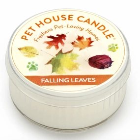 One Fur All Mini Candle Falling Leaves
