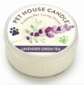 One Fur All Mini Candle Lavender Green Tea