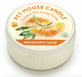One Fur All Mini Candle Mandarin Sage