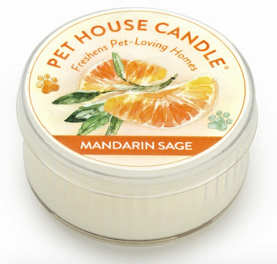 One Fur All Mini Candle Mandarin Sage